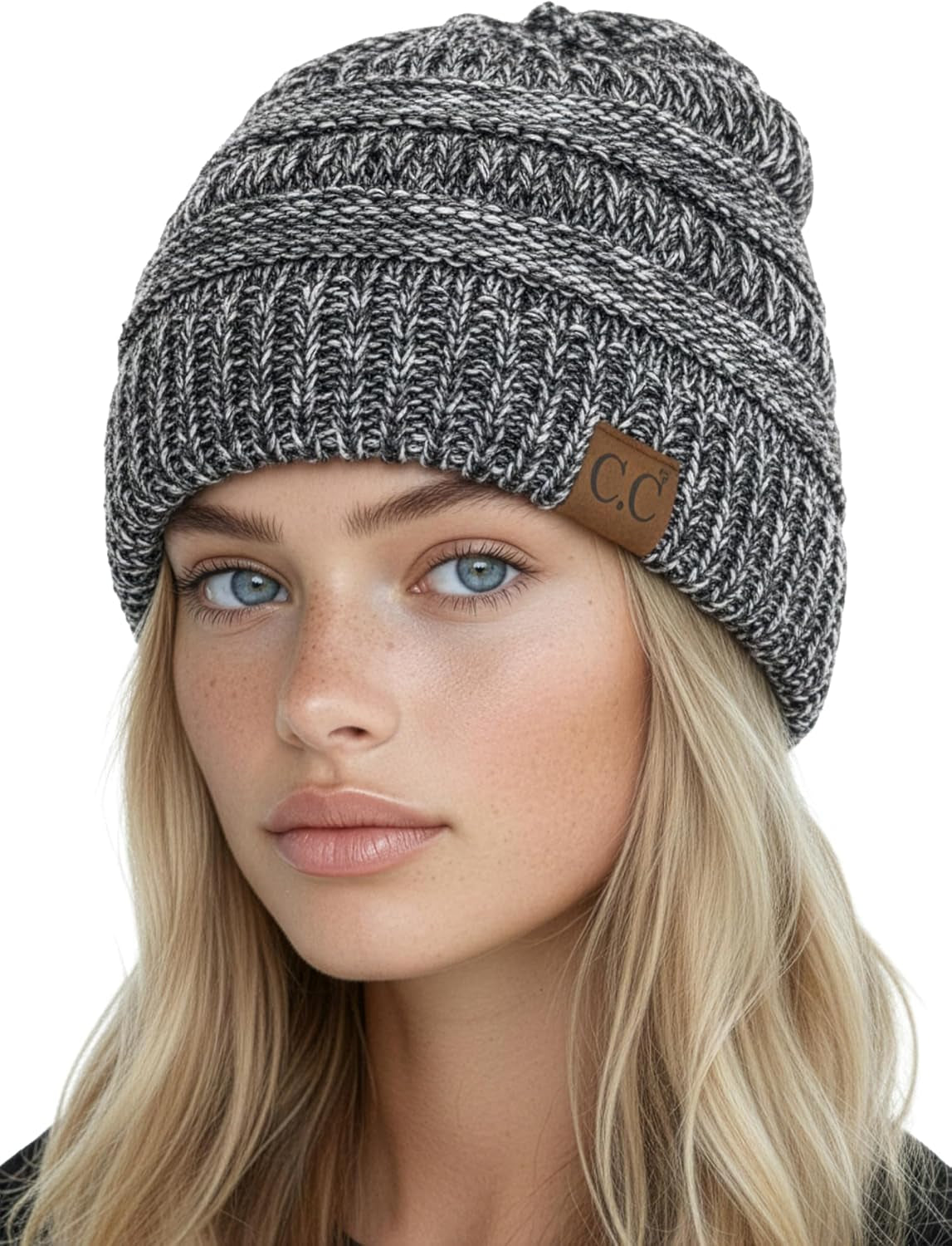 Warm Winter Beanie for Women – Slouchy Knit Skull Cap, Soft and Cozy Unisex Beanie for Cold Weather