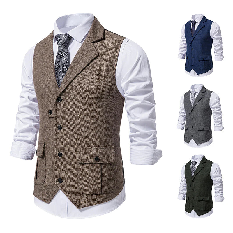 Herrenweste Luca | Elegantes Design mit Funktionalen Merkmalen