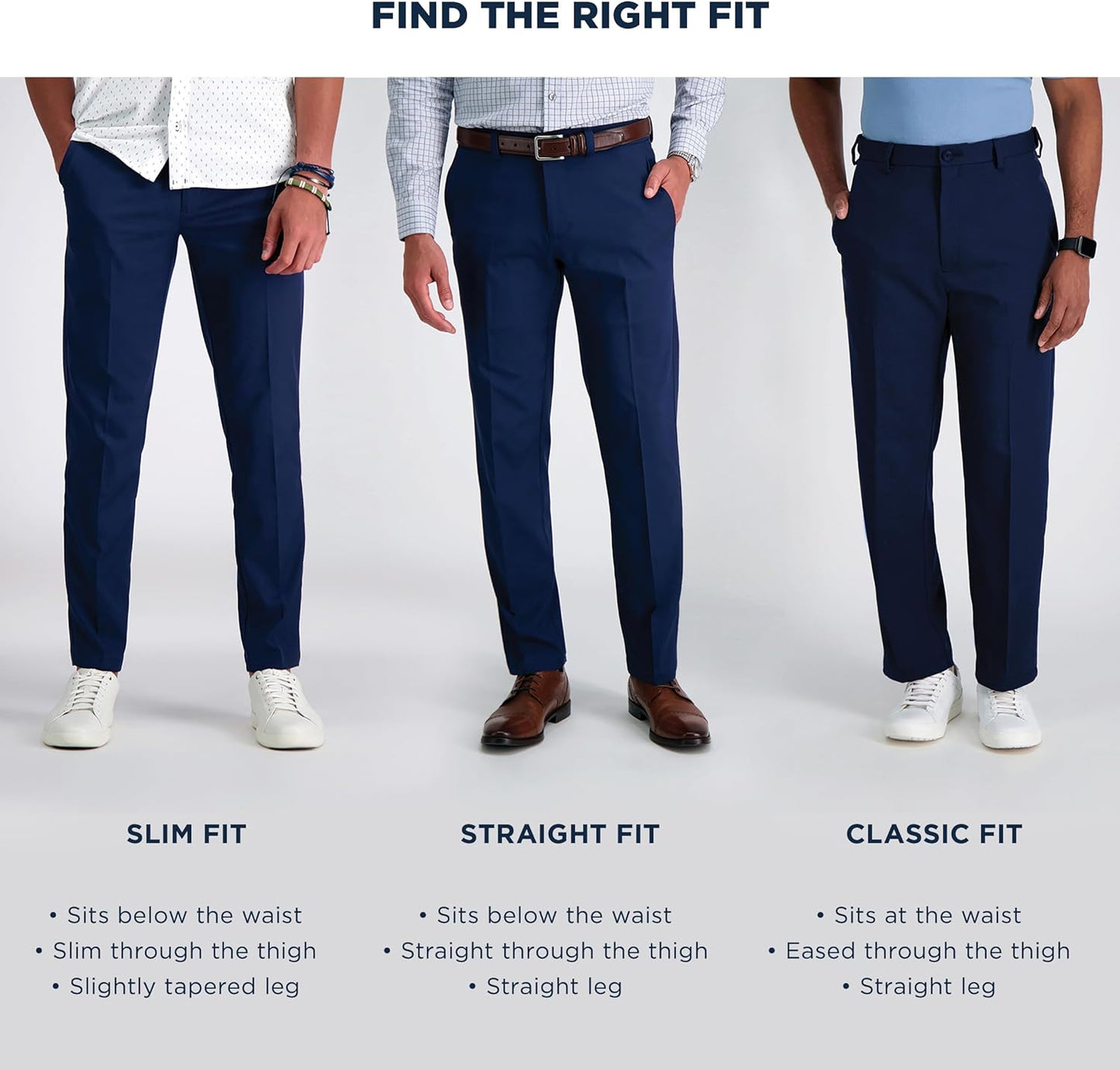 Men'S Premium No Iron Khaki Classic Fit Flat Front Casual Pant (Regular and Big & Tall Sizes)