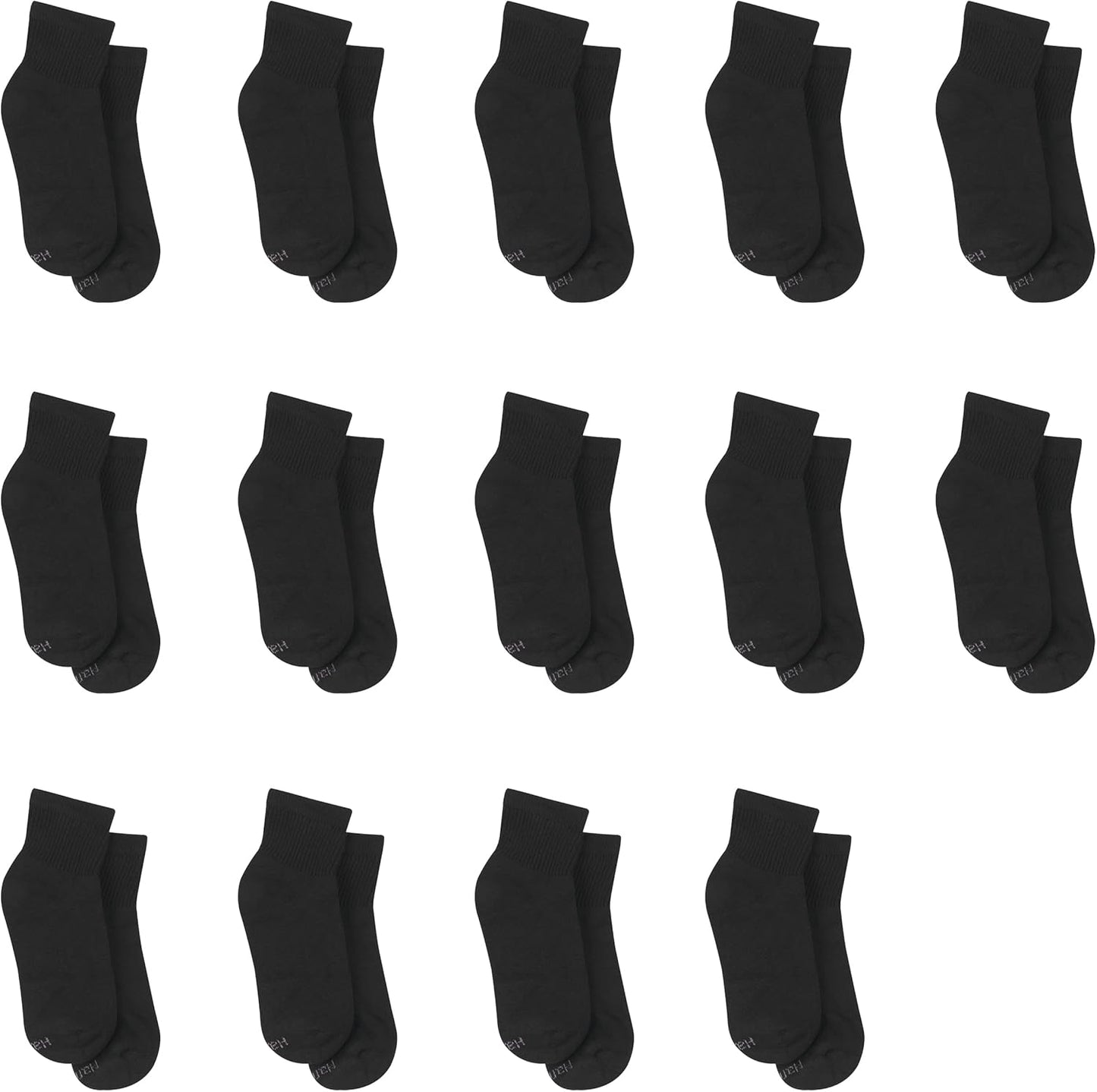 Women's Moisture-Wicking Cushioned Athletic Socks - Crew, Ankle, and No-Show (14-Pack)