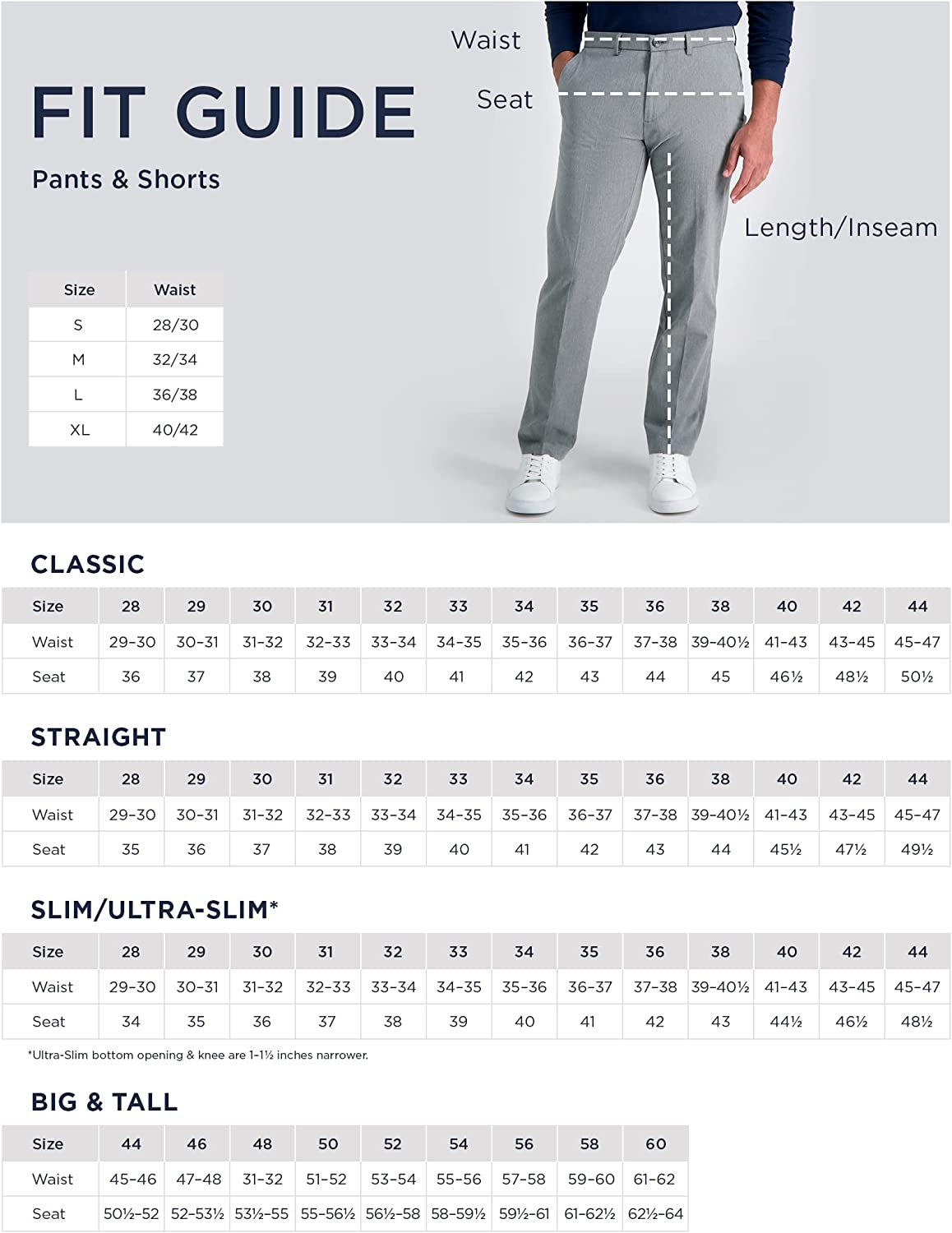 Men'S Premium No Iron Khaki Classic Fit Flat Front Casual Pant (Regular and Big & Tall Sizes)