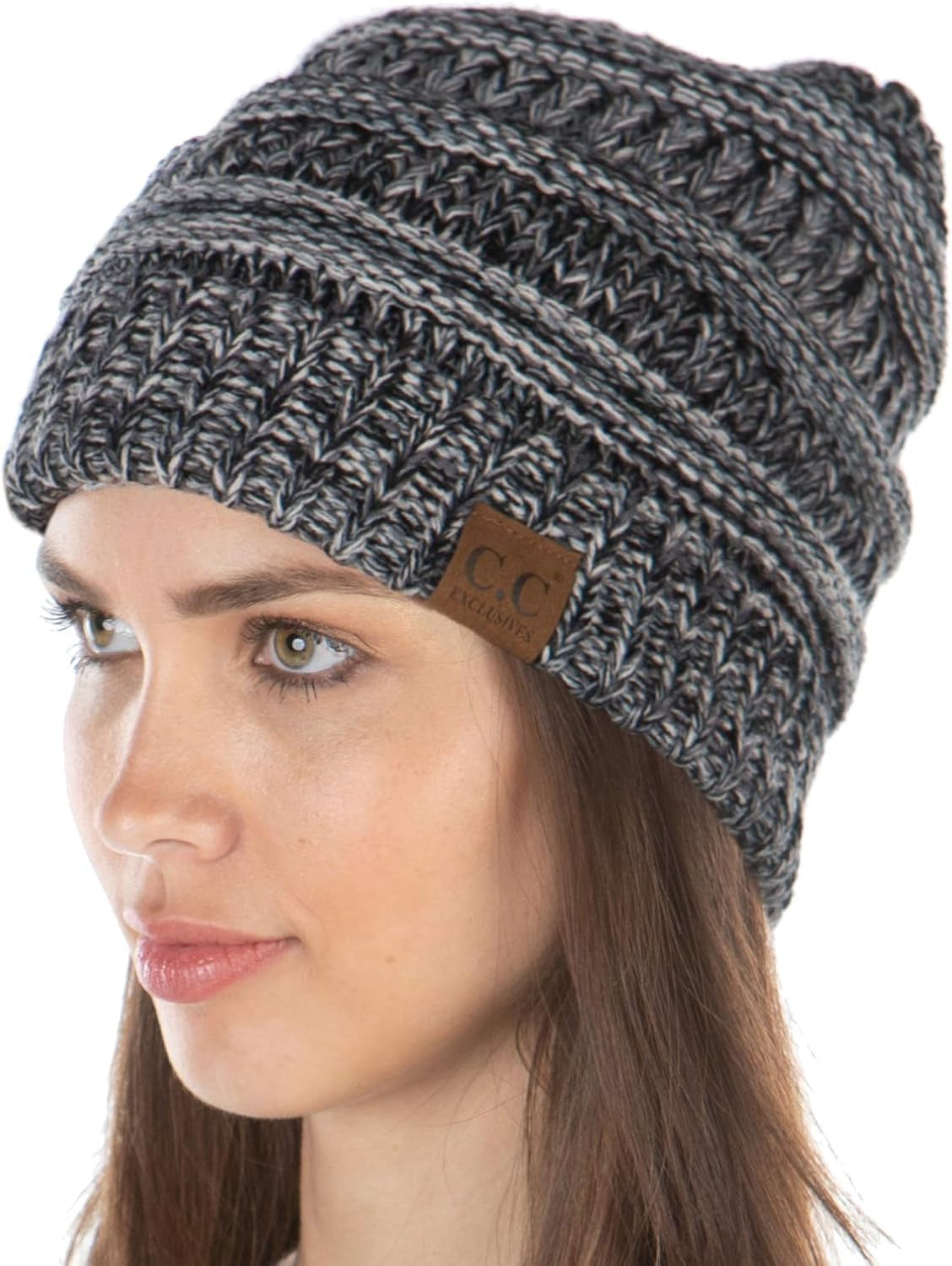Warm Winter Beanie for Women – Slouchy Knit Skull Cap, Soft and Cozy Unisex Beanie for Cold Weather